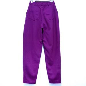 Vintage | High Waisted Purple Wool  Liz Claiborne Pants 6